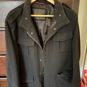 Ben Sherman Charcoal Military Jacket